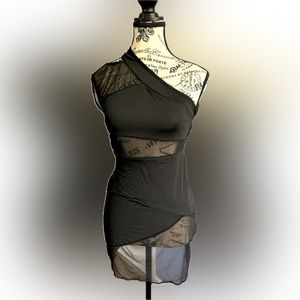 Black club wear dress